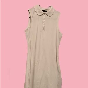 White Tahari Tennis Dress